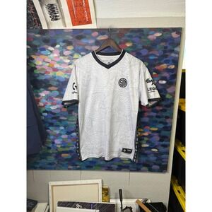 TSM Biofrost Esports Jersey White Dragon Print Mens Large Logitech Twitch Geico